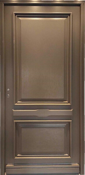 GD MENUISERIES - Porte d'entrée Bois Pleine Cassy Gris Quartz, H215 x L90 cm Côte Tableau p.Droit, (Poignée, Barillet ref 010723NO) - large