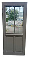 GD MENUISERIES - Porte d'entrée Bois Vitrée Santiago Gris Quartz, H215 x L90 cm Côte Tableau, p.Droit, (Poignée, Barillet ref 010723NO) - vignette
