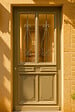GD MENUISERIES - Porte d'entrée Bois Vitrée Baptiste Vert Gris Olive, H200 x L90 cm Côte Tableau p.Droit (Poignee, Barillet ref 010403RFP) - vignette