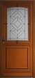 GD MENUISERIES - Porte d'entrée Bois Vitrée Elma, H215 x L90 cm Côte Tableau, p.Droit, (Poignée, Barillet ref N158RPL -IN158RCI) - vignette