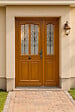 GD MENUISERIES - Porte d'entrée Bois Tiercée Carole H215xL140 cm Côte Tableau p. Gauche - vignette