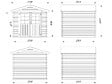 WHITE WOOD - Abri de jardin en bois  Valence 1 - L.272xH.230xP.254cm - vignette