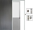 GD MENUISERIES - Porte Coulissante Athena Blanc H204 x L83 cm, Galandage - vignette