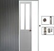 GD MENUISERIES - Porte Coulissante Atelier Blanc H204 x L83 cm, Galandage - vignette