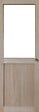 GD MENUISERIES - Porte Coulissante Atelier placage chene Vitrée H204 x L73 cm, Coquilles - vignette