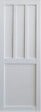 GD MENUISERIES - Porte Coulissante Atelier 2 Panneaux Blanc H204 x L73 cm - vignette