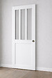 GD MENUISERIES - Porte Coulissante Atelier Blanc H204 x L83 cm, Coquilles - vignette