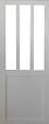 GD MENUISERIES - Porte Coulissante Atelier Blanc H204 x L93 cm - vignette