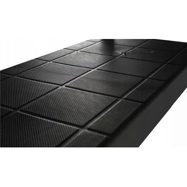 ARTPLAST - Étagère de Rangement 4 niveaux + Porte-Balai Noir Polypropylène Résistant Garage Buanderie Art Plast - large