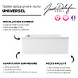 JACOB DELAFON - Tablier frontal blanc mat pour baignoire rectangulaire 180 x 60 cm installation niche - vignette
