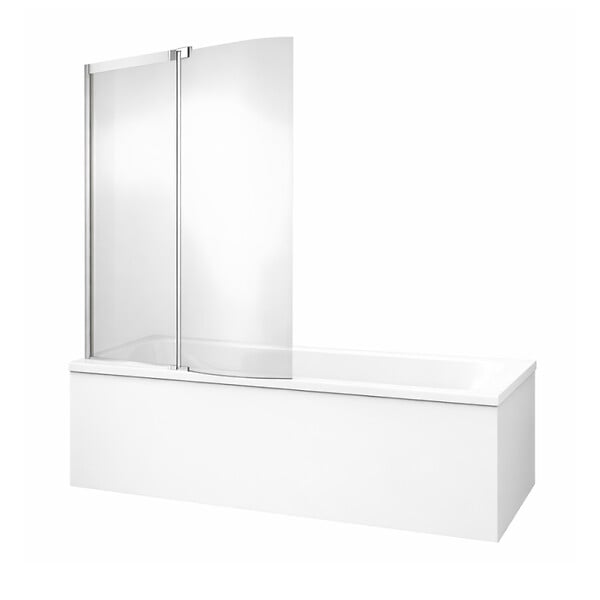 JACOB DELAFON - Tablier bain compatible toutes baignoires rectangulaires, installation angle, 180x90x60cm, Blanc + Pare bain Malice Jacob Delafon - large