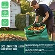 VOUNOT - Sac de jardin 500L Lot de 2 sacs Extra Large - vignette