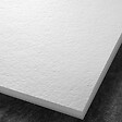 U-TILE - Receveur résine 150 x 100 cm blanc effet granit - grille carrée excentrée - vignette