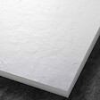 MARMOX - Receveur résine U-Tile blanc imitation ardoise - grille carrée centrée - vignette