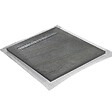 U-TILE - Receveur pierre naturelle ardoise claire 100 x 100 cm - grille caniveau acier excentrée - vignette
