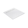 U-TILE - Receveur résine 90 x 90 cm blanc effet granit - grille caniveau excentrée - vignette