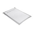 U-TILE - Receveur résine 180 x 90 cm blanc effet granit - grille caniveau excentrée - vignette