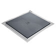 MARMOX - Receveur résine U-Tile gris ardoise imitation ardoise - grille carrée centrée - vignette