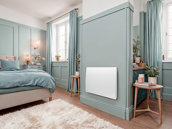 AIRELEC - Radiateur à inertie Céramique MERIDIEN 1000W blanc - large