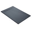 U-TILE - Receveur résine 120 x 90 cm gris ardoise effet ardoise - grille caniveau excentrée - vignette