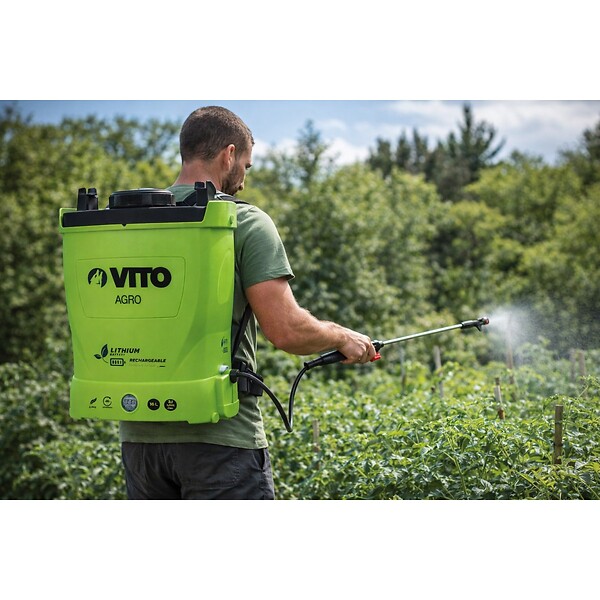 VITO - Pulvérisateur Electrique à Batterie Lithium 12V/8AH 16L 6 bars Chargeur Végetaux jardin toitures VITO - large