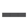 HABITAT ET JARDIN - Meuble TV en bois "West" 150 x 32 x 30 cm - Anthracite - vignette