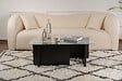 HABITAT ET JARDIN - Table basse en verre "Vetrino" 105 x 65 x 40 cm - Bois Noir - vignette