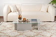 HABITAT ET JARDIN - Table basse en verre "Flavio" 105 x 65 x 30 cm - Gris - vignette