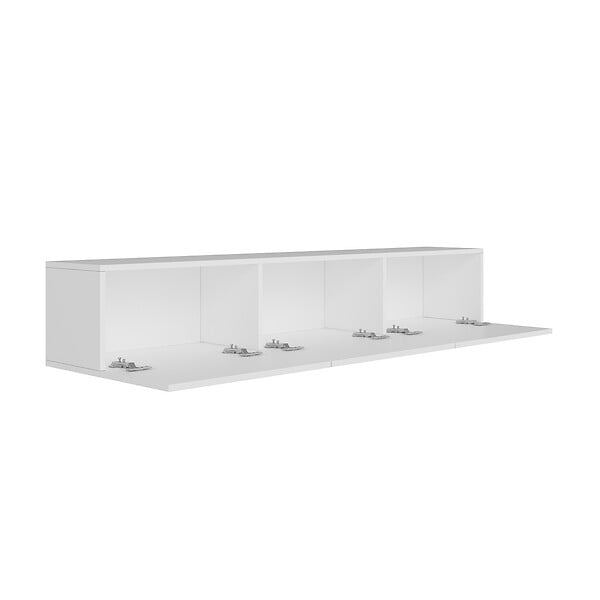 HABITAT ET JARDIN - Meuble TV en bois "West" 150 x 32 x 30 cm - Blanc - large