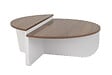 HABITAT ET JARDIN - Table basse en bois "Orion" 90 x 60 x 30 cm - Noyer - vignette