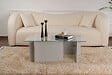 HABITAT ET JARDIN - Table basse en verre "Vetrino" 105 x 65 x 40 cm - Gris - vignette