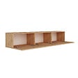 HABITAT ET JARDIN - Meuble TV en bois "West" 150 x 32 x 30 cm - Pin atlantique - vignette