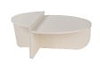 HABITAT ET JARDIN - Table basse en bois "Orion" 90 x 60 x 30 cm - Blanc de bois - vignette