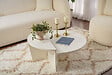 HABITAT ET JARDIN - Table basse en bois "Orion" 90 x 60 x 30 cm - Blanc de bois - vignette