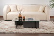 HABITAT ET JARDIN - Table basse en verre "Flavio" 105 x 65 x 30 cm - Anthracite - vignette
