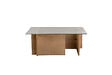 HABITAT ET JARDIN - Table basse en verre "Vetrino" 105 x 65 x 40 cm - Chêne à miel - vignette