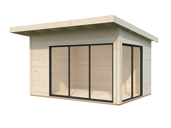 PALMAKO - Studio de jardin en bois Andrea 44 mm - L.434xP.402xH.264cm - large