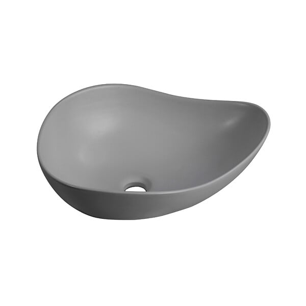 CERAMIA - PixL 51x38x19 cm vasque à poser + Swiss Aqua Technologies Mood mitigeur lavabo XL + Ceramia PixL bonde (CEPX505GRMSAT285C) - large