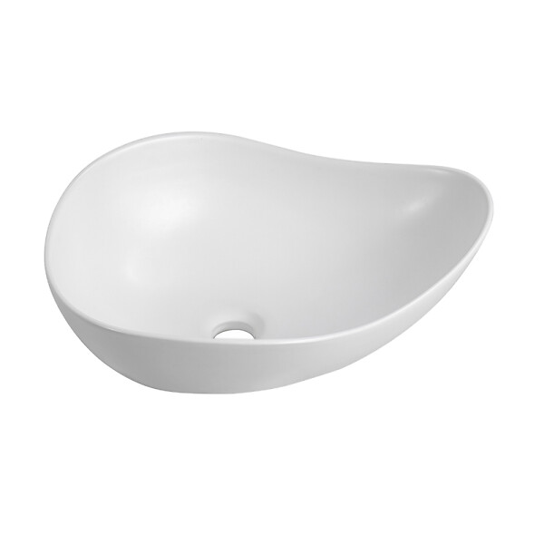 CERAMIA - PixL 51x38x19 cm vasque à poser + Swiss Aqua Technologies Mood mitigeur lavabo XL + Ceramia PixL bonde (CEPX505WMSAT285C) - large