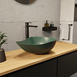 CERAMIA - PixL 51x38x19 cm vasque à poser + Swiss Aqua Technologies Mood mitigeur lavabo XL + Ceramia PixL bonde (CEPX505GEMSAT285C) - vignette