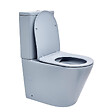 SWISS AQUA TECHNOLOGIES - Infinitio WC à poser complet en céramique avec abattant SoftClose, bleu mat (SATINF031VPSNDBLM) - vignette
