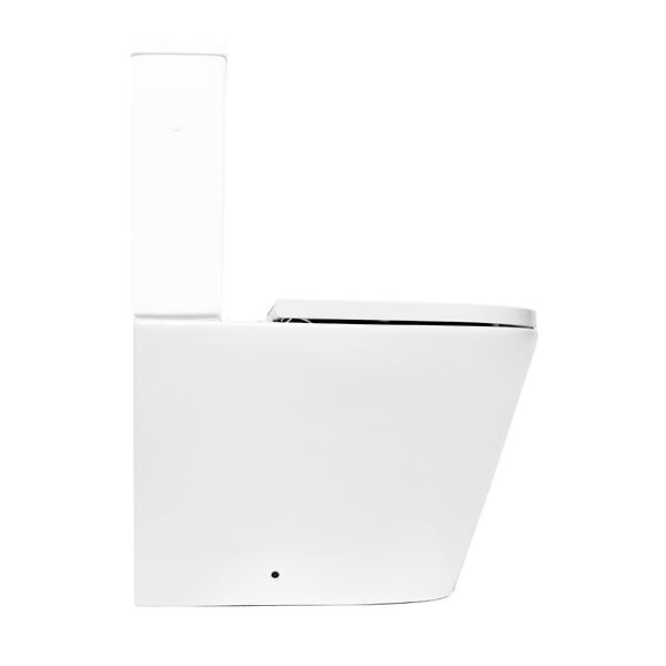 SWISS AQUA TECHNOLOGIES - Swiss Aqua Technologies Project cuvette WC à poser sans bride en céramique (réservoir non fourni), blanc (SATPRO31M) - large