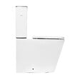 SWISS AQUA TECHNOLOGIES - Project Combi WC à poser sans bride en céramique avec abattant SoftClose, blanc (SATPRO31) - vignette