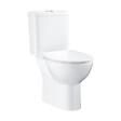 GROHE - Bau Ceramic ensemble WC à poser complet sans bride avec abattant ultra-fin SoftClose, blanc (39904000) - vignette