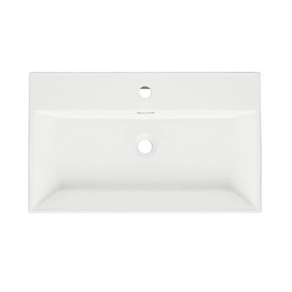 VITRA - Vitra  Lavabo SAT Cube Way 75x42 cm ouverture pour un robinet au milieu SATCW7542 - large