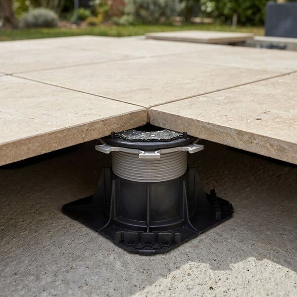 JOUPLAST - Plot réglable autonivelant cleman pour terrasse dalle 80 à 130 mm - JOUPLAST - Carton de 20 pièces - large