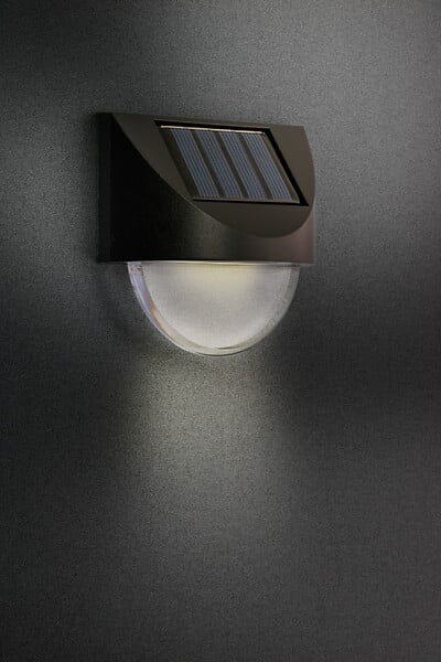 EZ SOLAR - EZ SOLAR Pack de 2 appliques solaires rectangulaires 2 x 6 lumens - large
