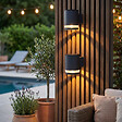 LUMISKY - 2 Appliques murales solaires HELIO H12cm - vignette