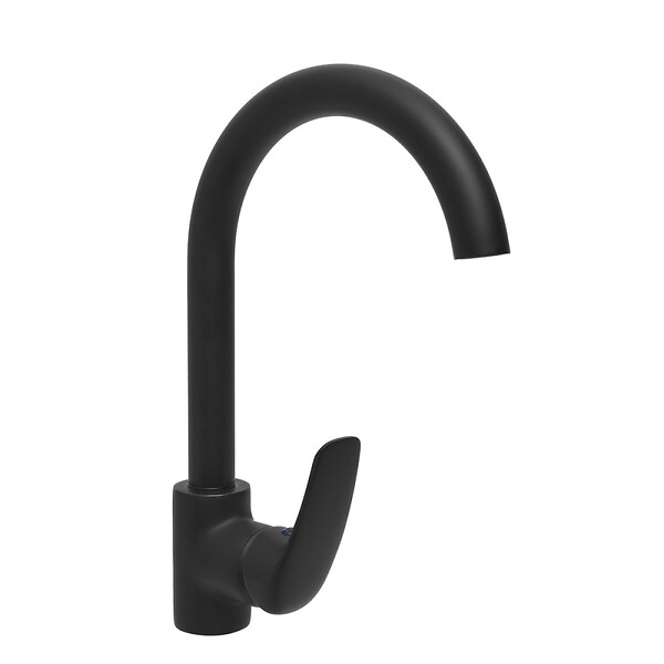 IDEAL STANDARD - Strada II lavabo 600x430 mm 1 trou + Siko S-Line Pro mitigeur avec bec tournant, noir (T300001SBSLPRO280C) - large