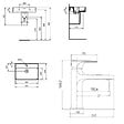 IDEAL STANDARD - Strada II lavabo 600x430 mm 1 trou + Swiss Aqua Technologies mitigeur de lavabo sans tirette, noir mat (T300001SATBSD271PC) - vignette